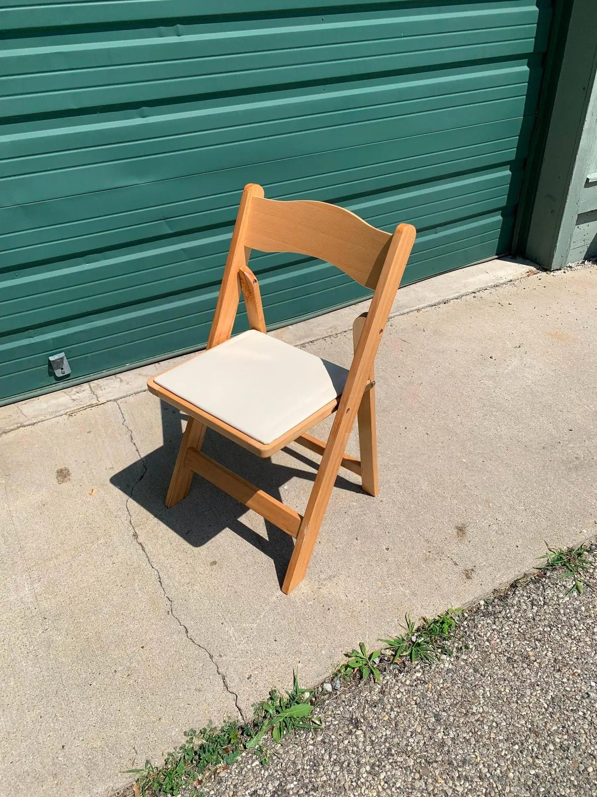 Natural Wood Folding Chairs