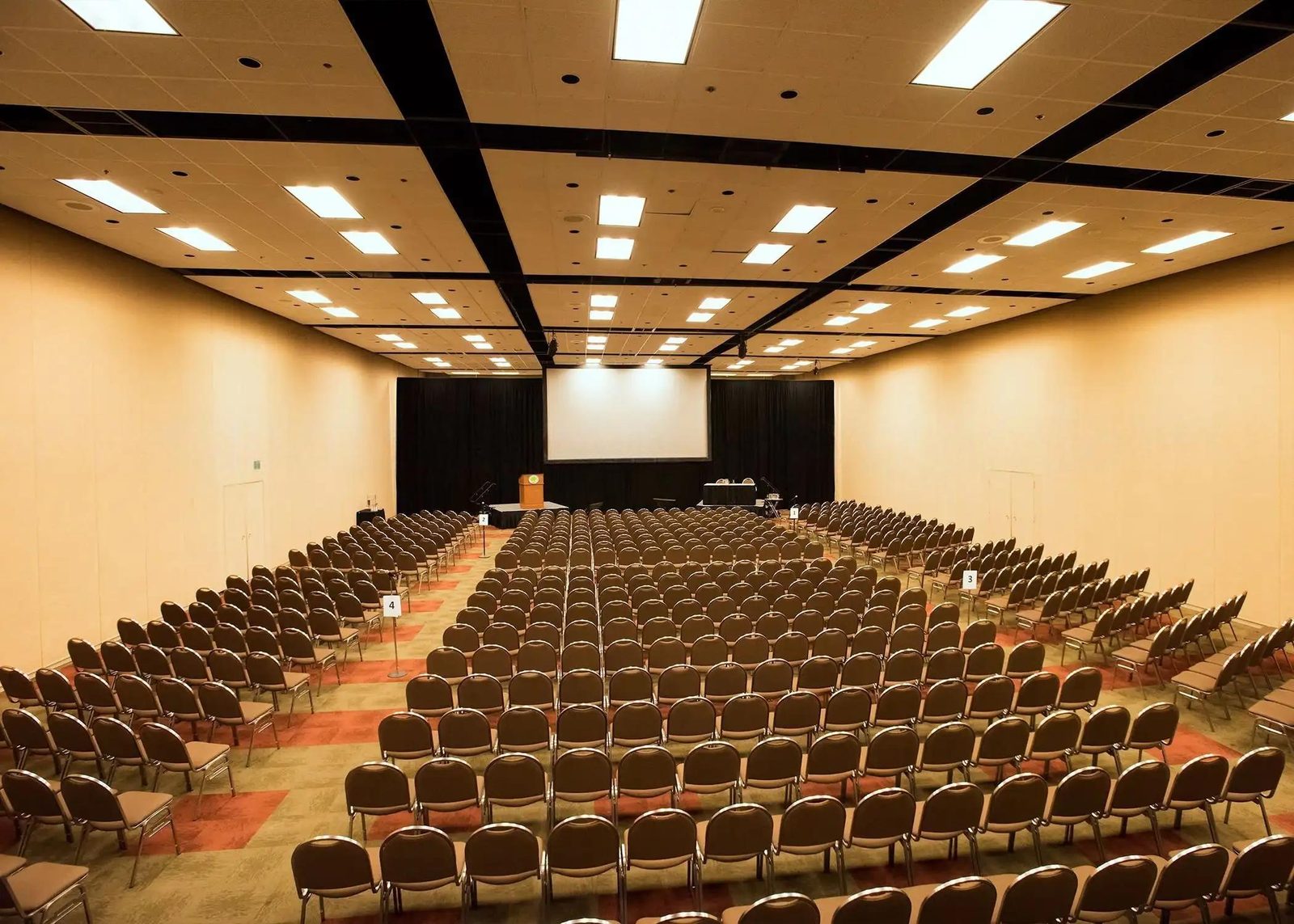 Brown Convention Chairs
