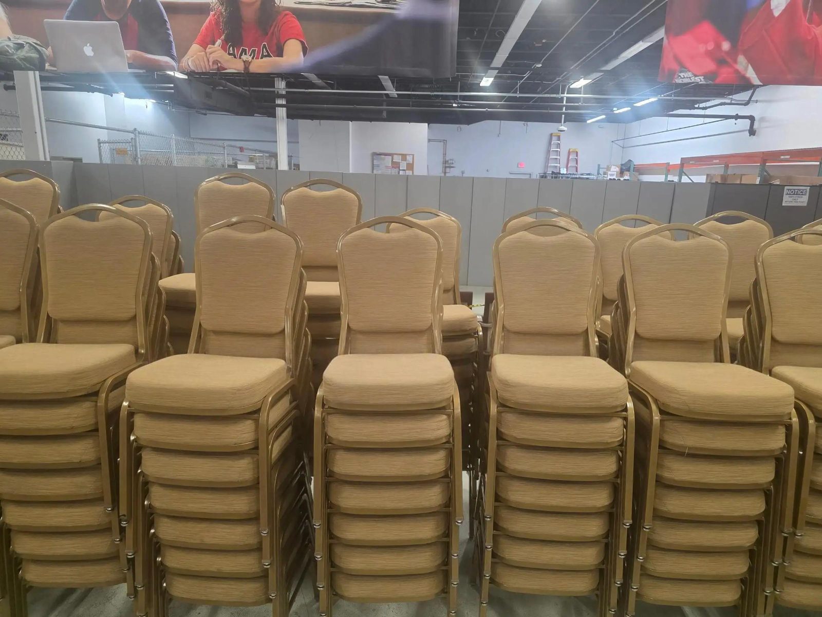 199 Banquet Chairs — Tan Crown-Back Stacking (Las Vegas, NV)