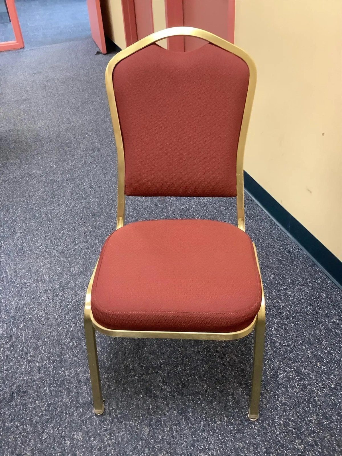 Red & Gold Banquet Chairs — photo 3