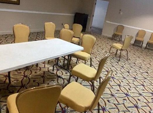 Gold Padded Banquet Chairs - Stacking