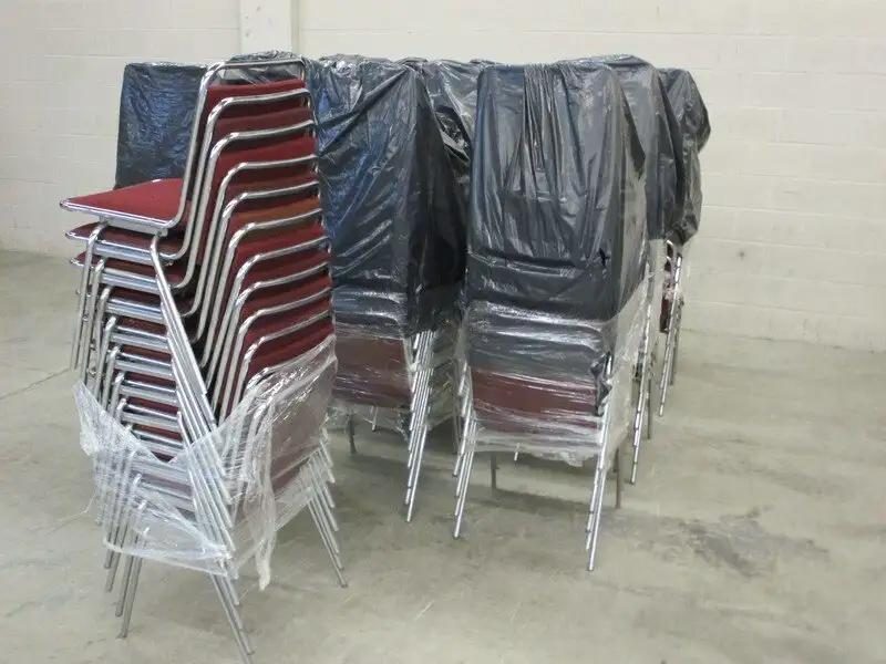 120 Burgundy Banquet Stacking Chairs (Nashville, TN) — photo 6