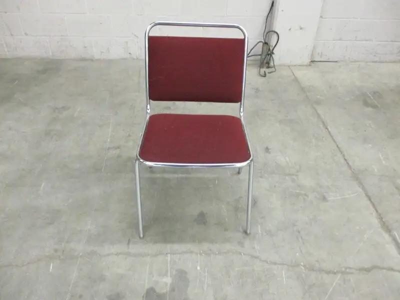 120 Burgundy Banquet Stacking Chairs (Nashville, TN) — photo 2