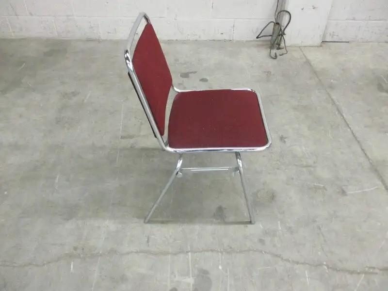 120 Burgundy Banquet Stacking Chairs (Nashville, TN) — photo 4