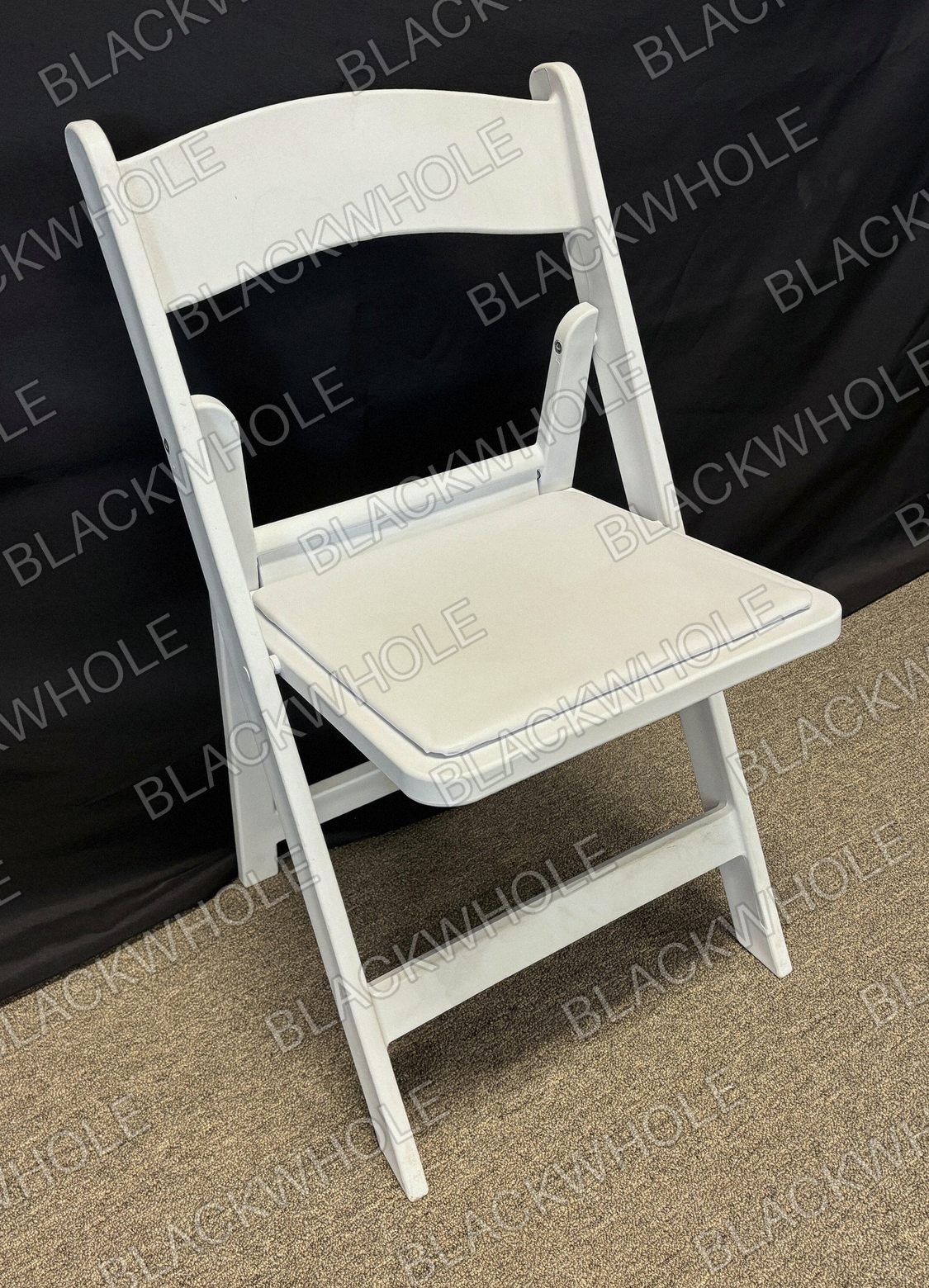 1,000 White Padded Garden Folding Chairs (Oxford, ME)
