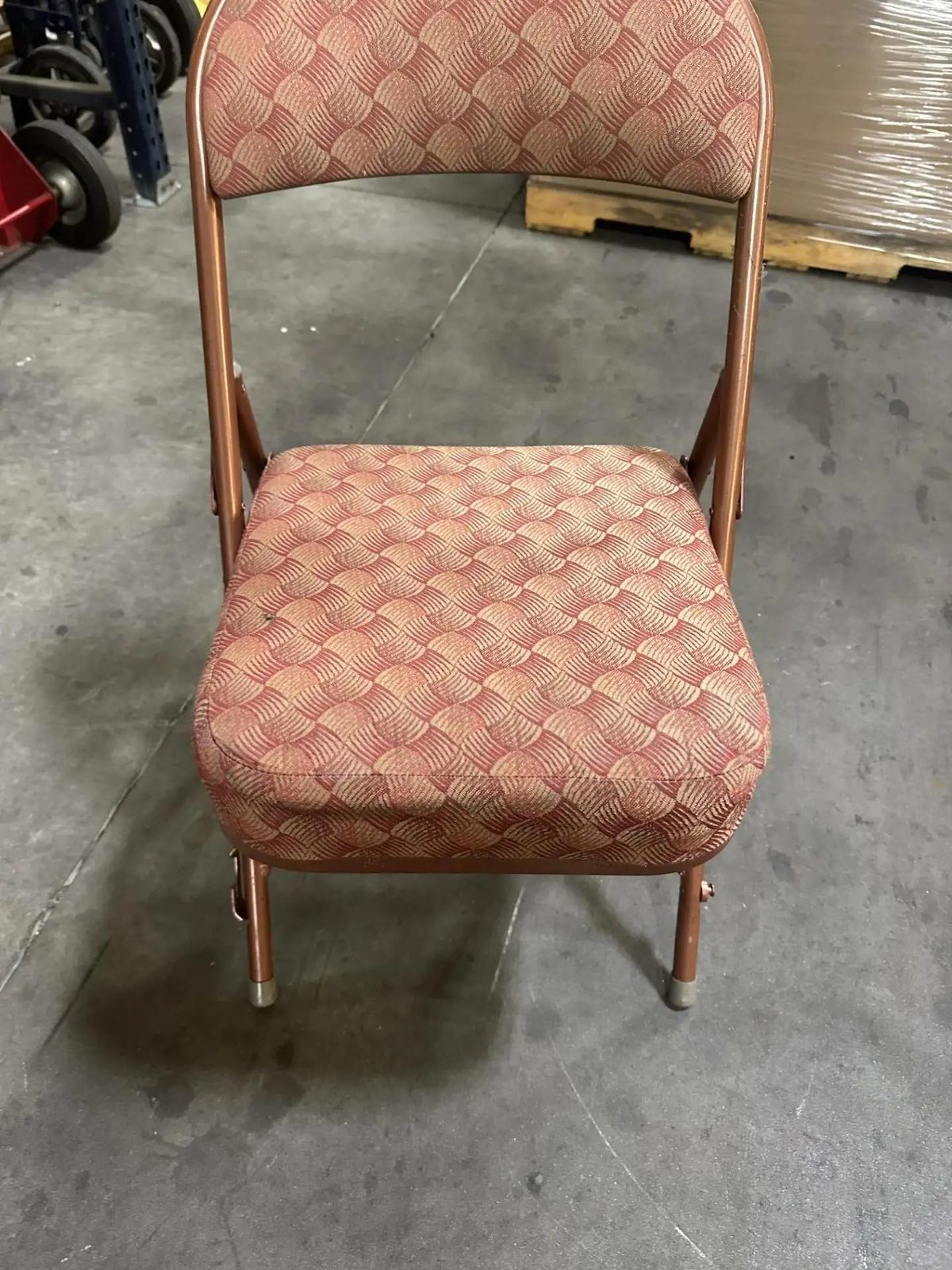 178 Padded Folding Chairs — Salmon Pink Fabric (Tampa, FL)