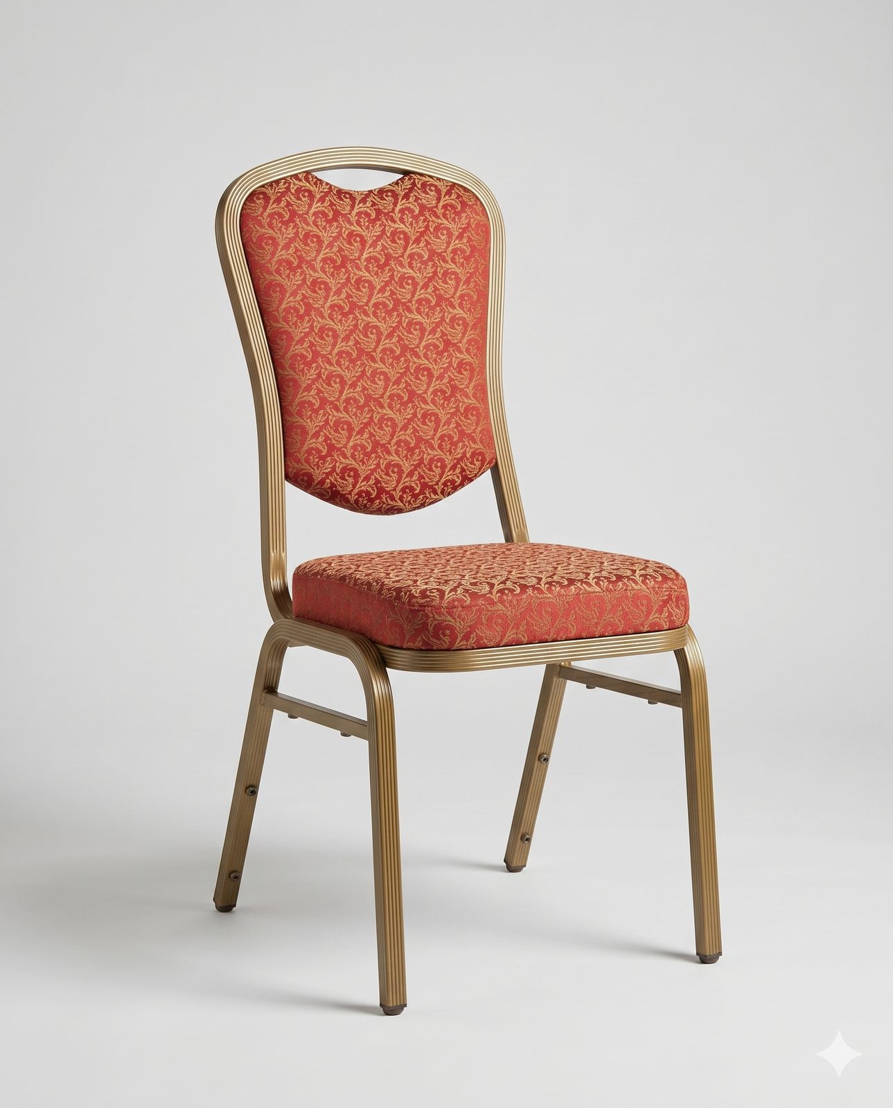 Crimson Patterned Banquet Chairs — photo 8