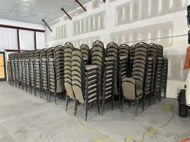 Tan Banquet Chairs — photo 1