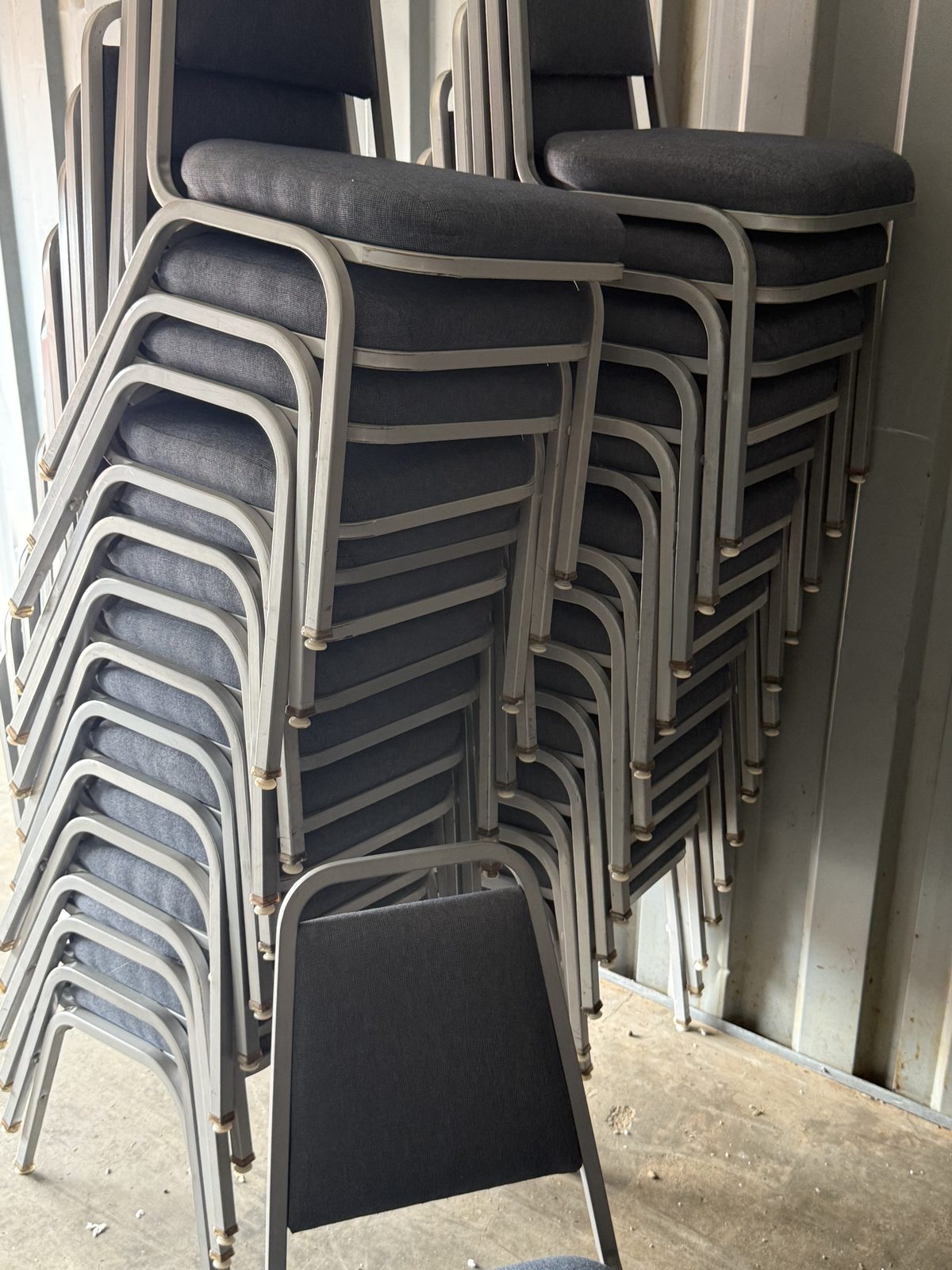 Blue Banquet Chairs — photo 7