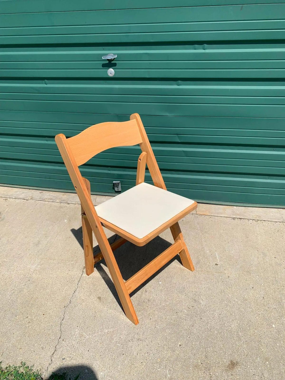 Natural Wood Folding Chairs — photo 2