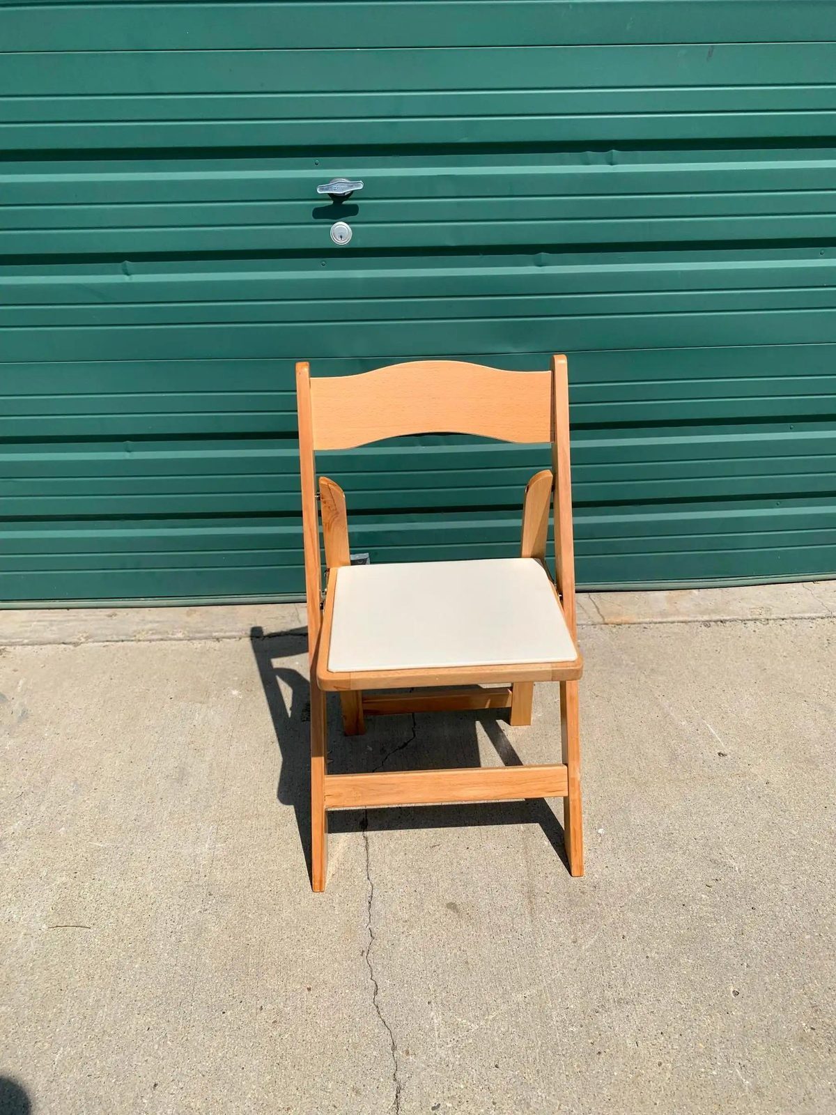 Natural Wood Folding Chairs — photo 4