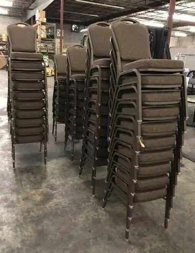 60 Brown Banquet Chairs — Patterned Fabric (Augusta, GA) — photo 2